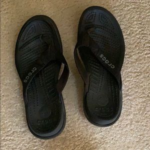 Croc flip flops